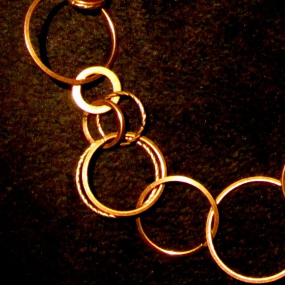 Bronze Rings Necklace - Picture 2 of 2